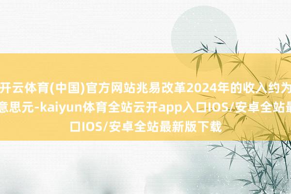 开云体育(中国)官方网站兆易改革2024年的收入约为1.46亿好意思元-kaiyun体育全站云开app入口IOS/安卓全站最新版下载