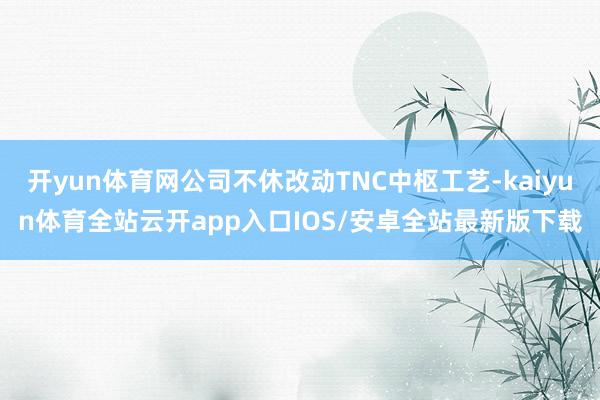 开yun体育网公司不休改动TNC中枢工艺-kaiyun体育全站云开app入口IOS/安卓全站最新版下载
