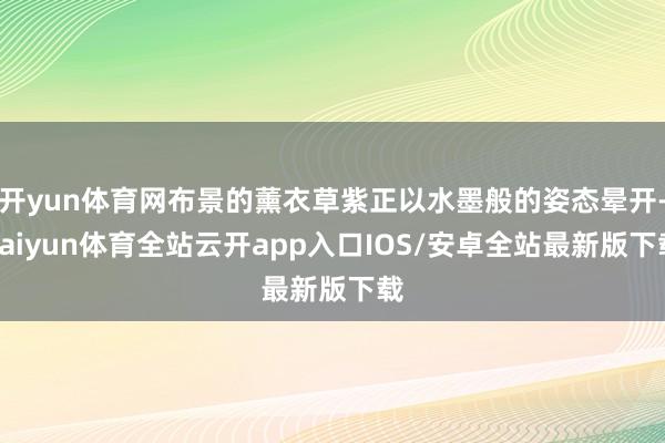 开yun体育网布景的薰衣草紫正以水墨般的姿态晕开-kaiyun体育全站云开app入口IOS/安卓全站最新版下载