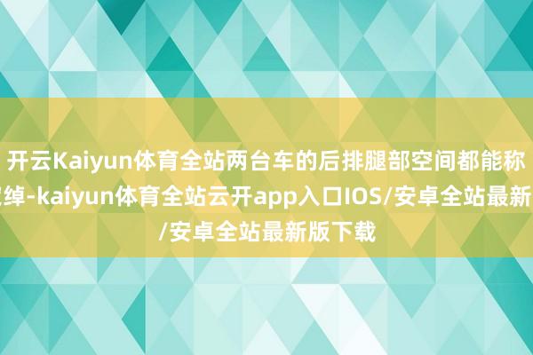 开云Kaiyun体育全站两台车的后排腿部空间都能称得上宽绰-kaiyun体育全站云开app入口IOS/安卓全站最新版下载