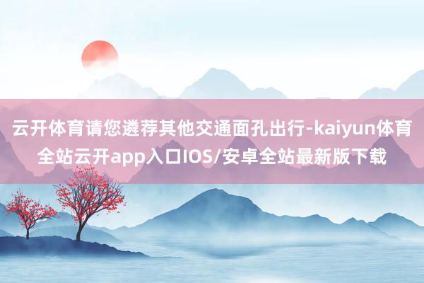 云开体育请您遴荐其他交通面孔出行-kaiyun体育全站云开app入口IOS/安卓全站最新版下载