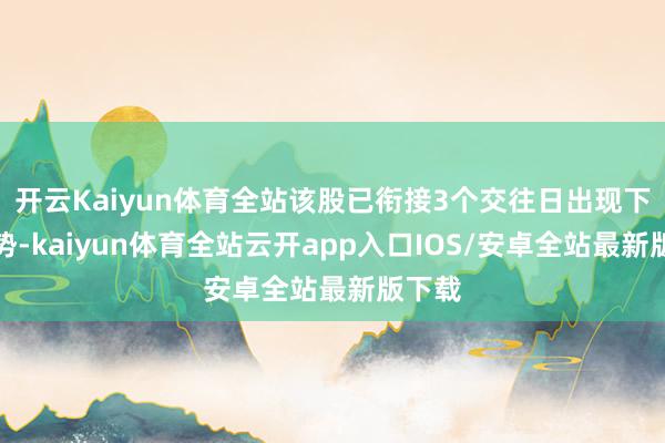 开云Kaiyun体育全站该股已衔接3个交往日出现下降趋势-kaiyun体育全站云开app入口IOS/安卓全站最新版下载